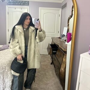 Saint Laurent Luxurious Cream Teddy Jacket